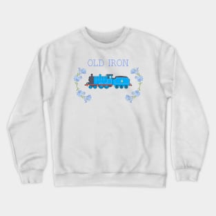 "Old Iron" Cross Stitch – Edward the Blue Engine Crewneck Sweatshirt